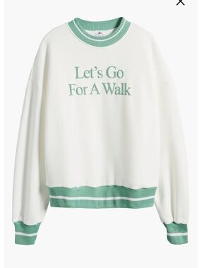 Let's Go For a Walk Sweatshirt
YELLOW THE LABEL, Size Small